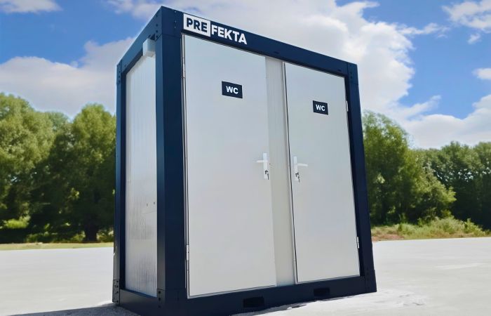 Sanitärcontainer im Modulbau | Hygienische WC- & Duschlösungen | Prefekta