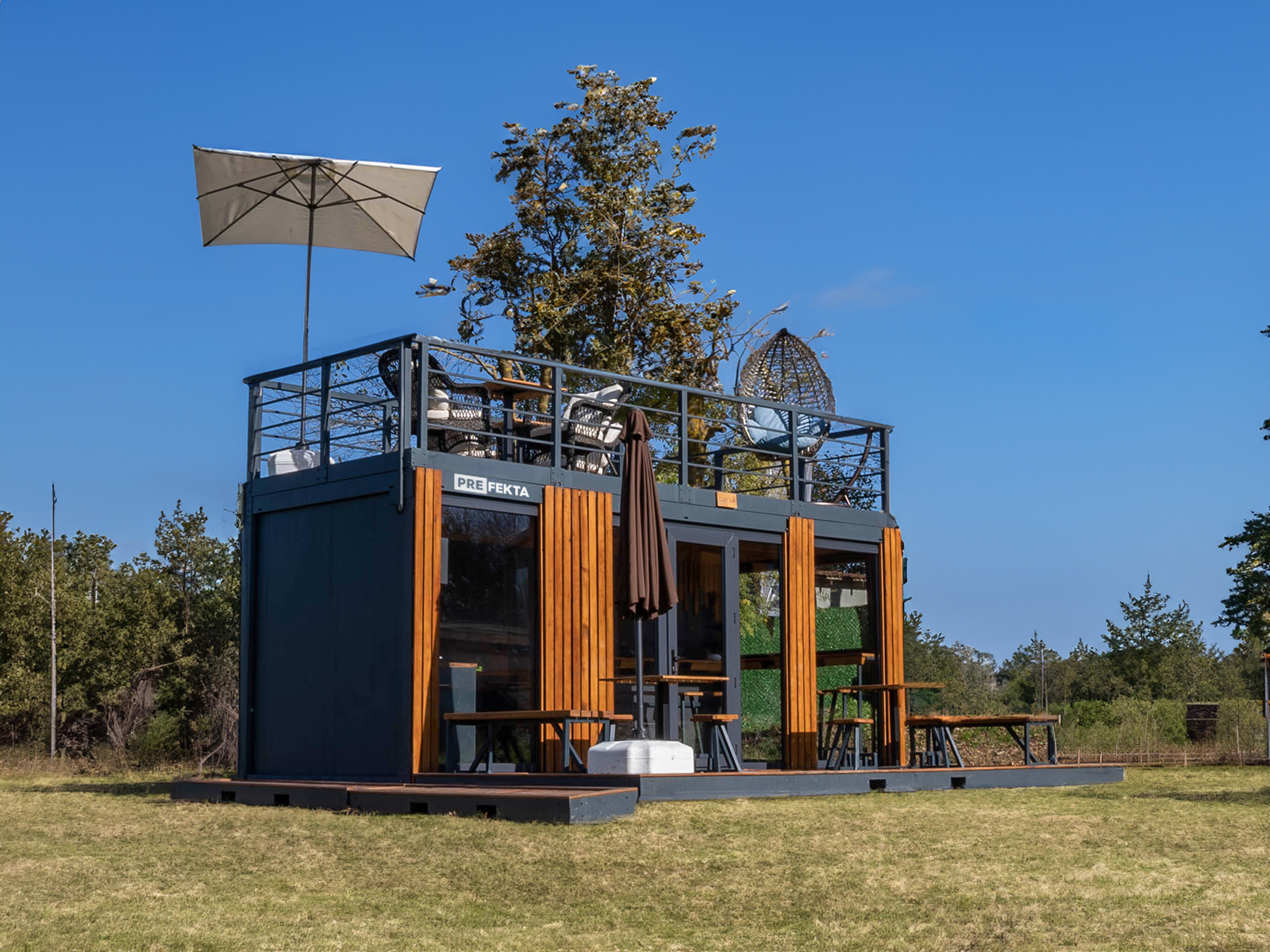 Café- & Imbisscontainer | Flexible Gastronomiecontainer für jeden Einsatz | Prefekta