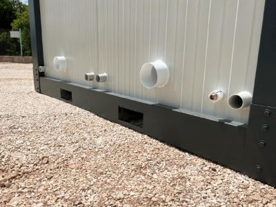 Modell Doppel WC Container 120x220