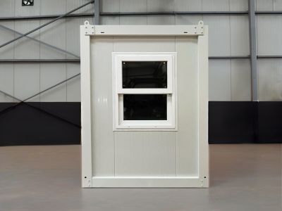 Pförtnerhaus |Personenüberwachung - 150x150 cm